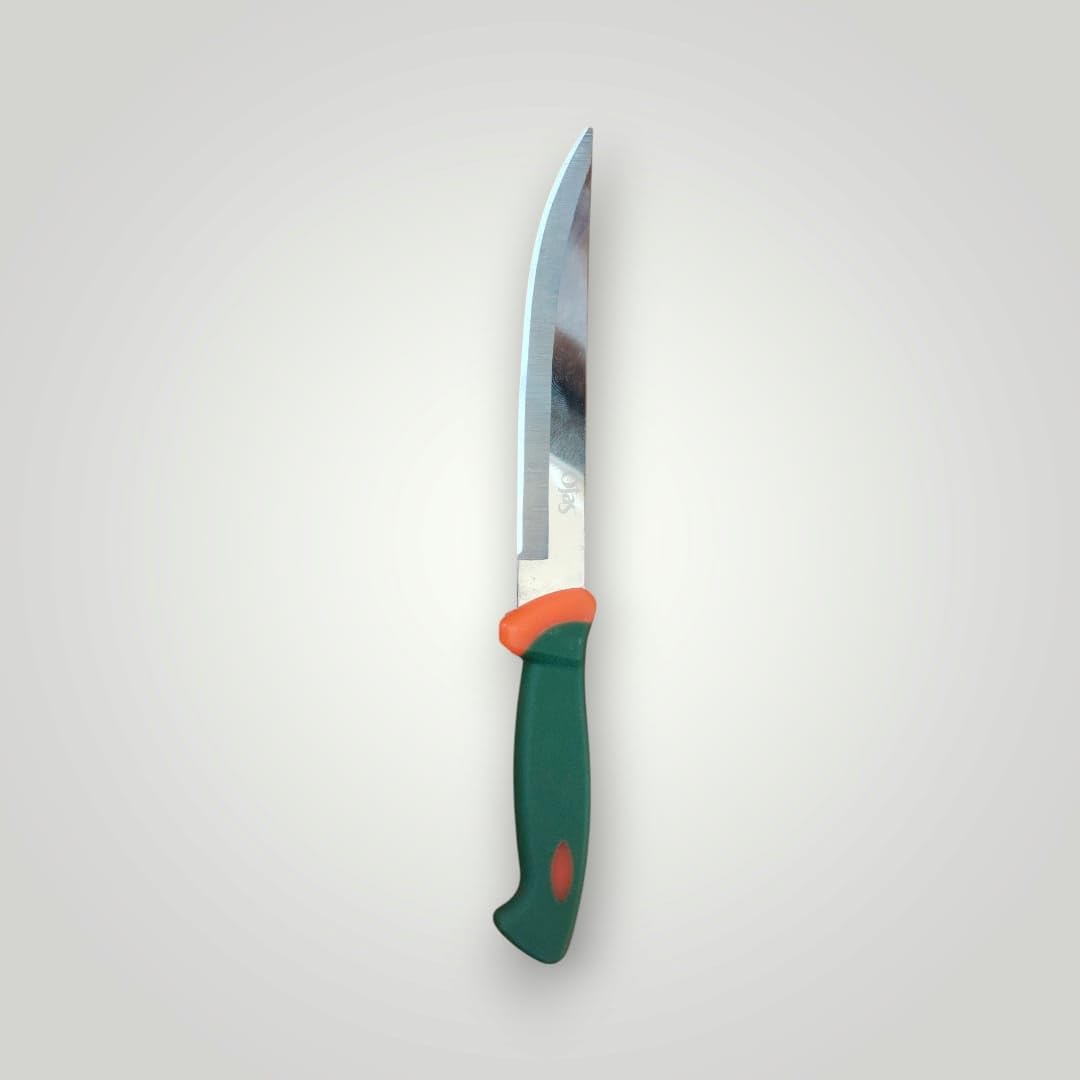 CretivKitchen Stainless Steel Steak Kitchen Knife 9 inch | Sharp Blade for Effortless Cutting | Soft Grip New Handle | Rust -Resistant & Durable | Perfect for Home Cooking, Chopping & Slicing 1