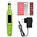 Produktbild suneagle Elektrisch NagelfräSer FräSer Nagelfeile ManiküRe Set Plus,6 In 1 USB Elektrisches ManiküReset,Stifttyp Mini Polierwerkzeuge Nagelknipser Set FüR Kallus Entfernen,US-Green
