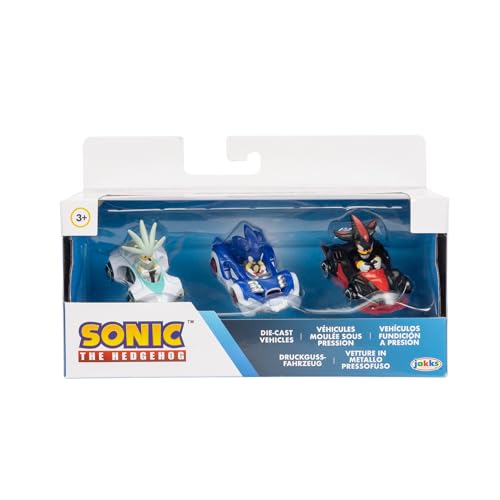 Vehículos Sonic The Hedgehog 3-Pack escala 1:64 miniatura 5