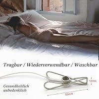 Edelstahl Nippelklemmen 4 STÜCKE Elektrostimulation Brust Flirten Spielzeug, Leistungsstarke Klitoris Elektro Shocking Electro-Stimulation Massage Sex Spielzeug für Frauen Männer Paare – Ansicht 2