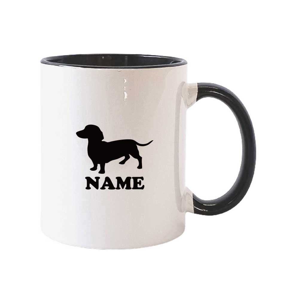 Amazon.co.jp: 名入れマグカップ ミニチュアダックスフンド2