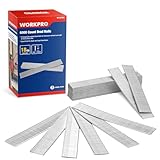 WORKPRO 3/4'' 18 Gauge Brad Nails, 6000 Count Finishing Nails, Universal Brad Nail Gun Nails for Pneumatic & Electric Brad Nailers