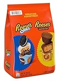 REECES Miniature Assortment, Peanut Butter Cup and Miniatures Candy Share Pack, Milk Chocolate, 48.8 Oz