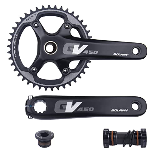 Pédalier de vélo BOLANY creux intégré pour cadre gravel 170mm