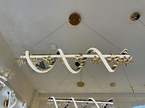 Image of LED Chandelier for Dining Table, Height-Adjustable Hanging Lamp for Breakfast Table, Hanging Light for Home Decoration (CH44)