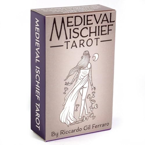 Tarocchi dispettosi medievali,Medieval Mischief Tarot,Tarot Card,Funny Game,Giochi di divinazione