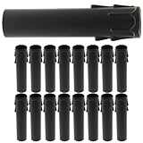 DECOMELODY シャンデリア用プラスチックキャンドルカバースリーブ 20個入 ワックスドロップ加工 キャンドルドリップスリーブチューブ交換用 家