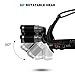 FightingGirl Waterproof 12000 Lumen 5 Led Headlamp XML T6+4Q5 Head Lamp Powerful Led Headlight, Rechargeable Flashlight Head Lights for Camping, Hiking