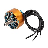 Alta dureza: el motor sin escobillas de 1950 KV tiene un eje de salida y cojinetes de acero inoxidable de alta dureza para garantizar una gran durabilidad del motor.