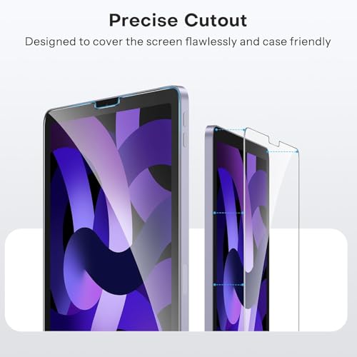 Image of Tempered Glass Screen Protector iPad Air 5th 4th Generation (Air 5 /4, 10.9 Inch, 2022 /2020) iPad Pro 11 Inch (2022 /2021 /2020 /2018)