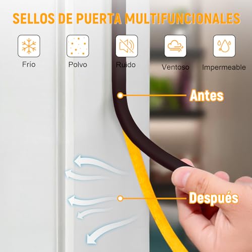 La Mejor Selección de Burletes de puerta los 5 mejores. 18 Imagen adicional