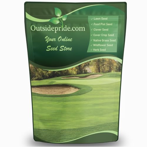 Outsidepride V8 Creeping Bentgrass Seed - 5 lbs. Fine-Bladed Premium Quality Turf Grass Seeds for Smooth Surface & High-Traffic Areas Ideal Grass for Golf Courses Putting Greens & Fairways