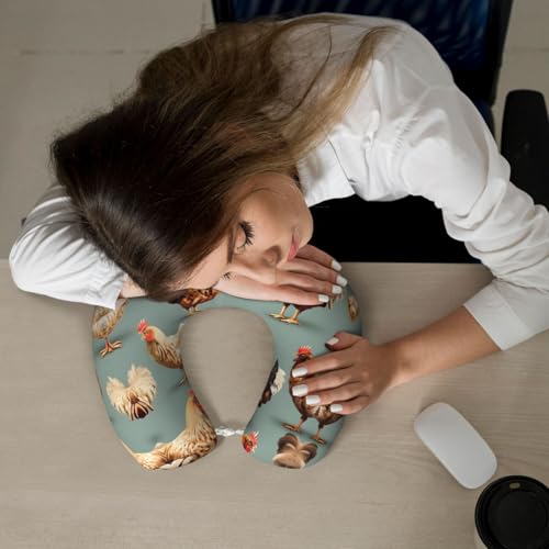 Almohada de cuello de poliéster tamaño único negra miniatura 7