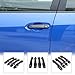 Aunginsy Car Exterior Door Handle Trim Covers Compatible with Subaru WRX 2022-2025/Subaru Crosstrek 2023-2025 Car Outside Front Rear Door Handle Cover Protector Shell ABS Accessories, with Smart Hole