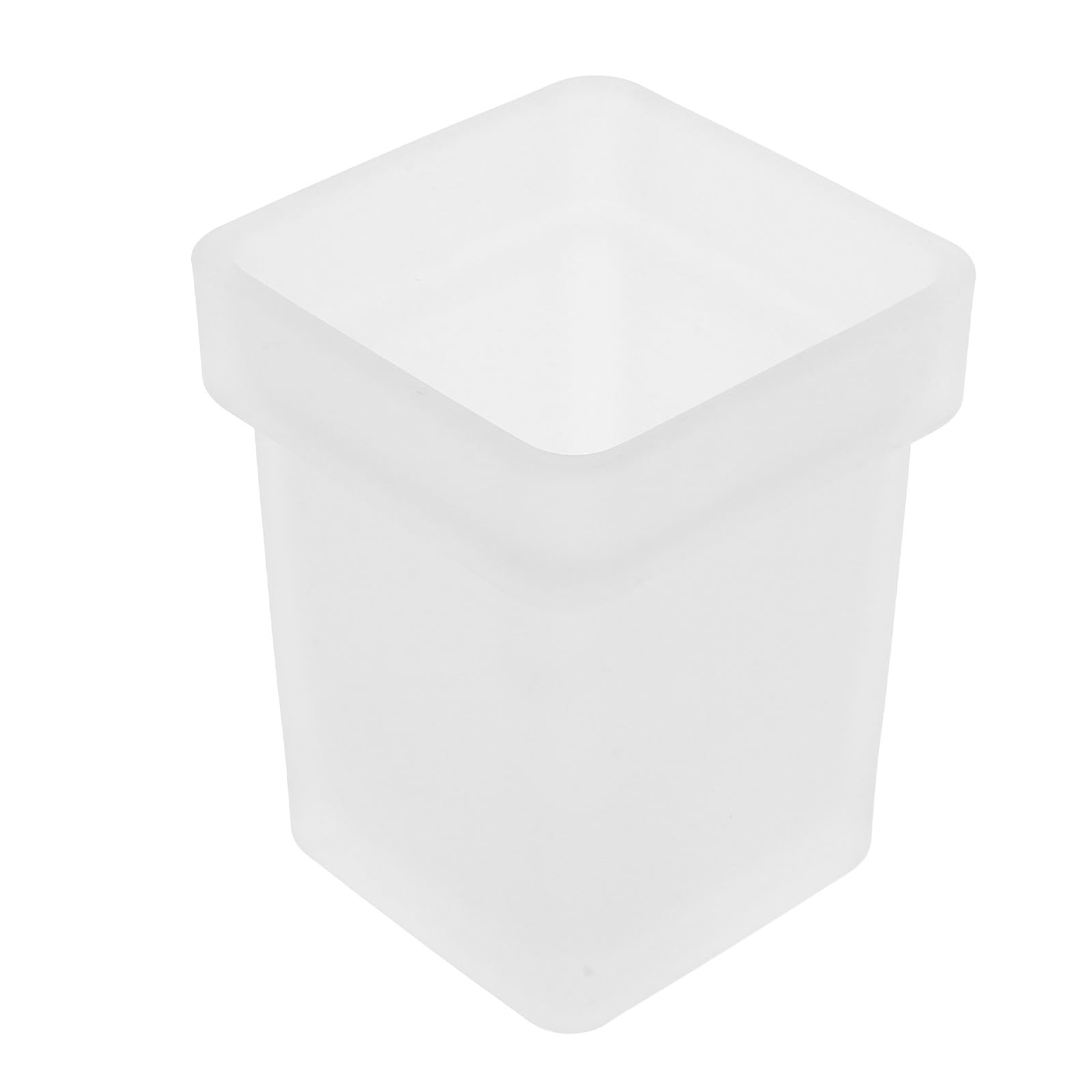 SHINEOFI Escobillero de Cerámica para Baño Diseño Cuadrado y Base Fácil de Limpiar, Adecuado para Hogares y Lugares Públicos, Versátil y Práctico