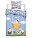 Produktbild BrandMac Peppa Pig Ballon Bettwäsche-Set, Bettbezug 140 x 200cm + Kopfkissenbezug, Baumwolle