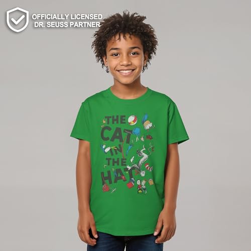 Boy's Dr. Seuss The Cat in The Hat Falling Things T-Shirt2