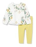 Joules Baby-Mädchen Posie Sets Strampelhose, White, Newborn