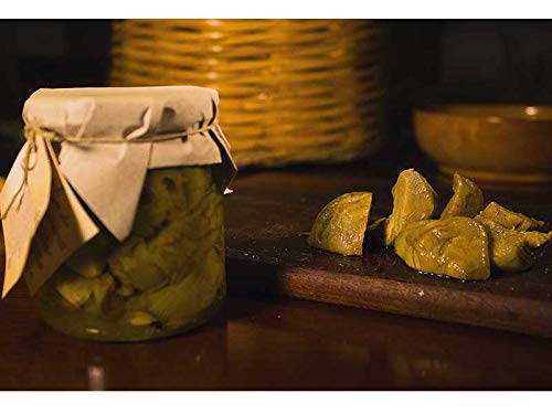 3 kg - I carciofi sott'olio di Rosalba Cau, sono preparati con un'attenta selezione delle materie prime ed una grande dedizione all'arte culinaria sarda