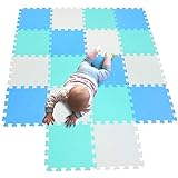 DICK SOFT PLAY MAT - Die Dicke beträgt 1 cm (0.4 Zoll), starke Flexibilität und Haltbarkeit. Perfekt für Bodenschutz, Bewegung, Yoga, Spielzimmer.