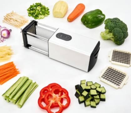 Cortadora eléctrica de papas fritas acero inoxidable