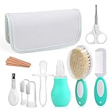【Detalles Diseño especial】 Nuestro kit para bebés está hecho especialmente para mantener a su bebé bien arreglado y saludable todo el tiempo y se fabrica con materiales de alta calidad y seguros. Para limpiar, el peine con cepillo para el cabello hecho de cerdas de pelo de cabra súper suaves, cepille suavemente el cuero cabelludo de su bebé para aliviar el masaje y hacer feliz a su bebé.