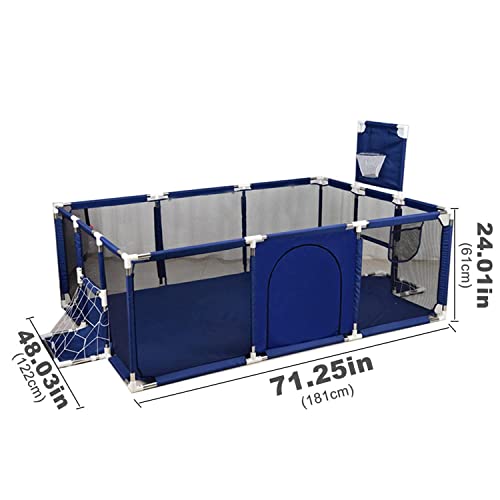 Box per Bambini, 182 * 64cm Recinto per Bambini