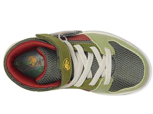 PUMA Unisex-Child Rebound Layup Mid Jurassic World Hook and Loop Shoes Sneaker2