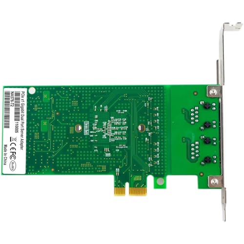 82576-T2 Adaptador Gigabit Ethernet PCI-E X1 RJ45 para servidor 82576 EB 1000M tarjeta de red igual a E1G42ET miniatura 4