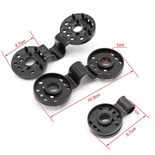 Installdia 40 stuks bevestigingsclips inkijkbescherming bevestiging schaduwnet clip voor schaduwweefsel… - Image 5