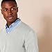 Amazon Essentials Men's V-Neck Pullover Sweater (Available in Big & Tall), Light Grey Heather, X-Small