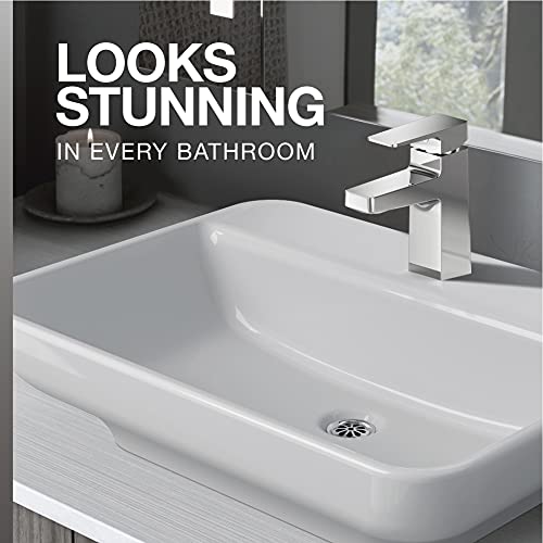 Image of KOHLER Hone Single Control Mixer Lav Faucet, With Drain (Chrome Finish)