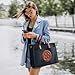 Missnine Tote Bag for Women Fashion Handbag Professional Work Bags Denim Shoulder Purse for Shopping, Office, Travel