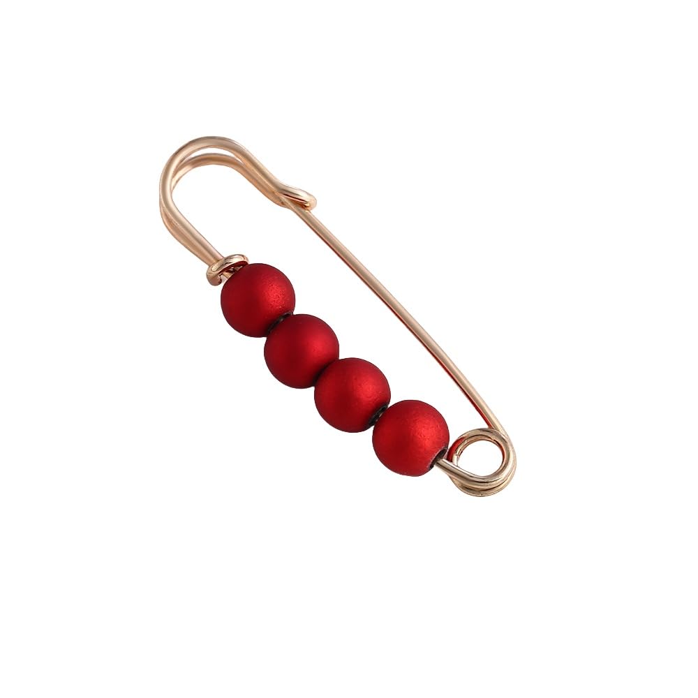 Ouligay 12er-Set Perlenbroschen Für Kleidung – Vintage, Mehrfarbig, Gold & Weiß, In 3 Größen, Vielseitig Für Schal, Hut & Tasche