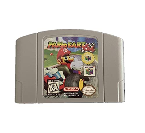 New Mario Kart Nintendo 64 N64 Game Card Reproduction US Version
