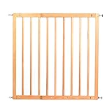 Sicheres Türgitter und Treppengitter, überall einsetzbar mit einer stufenlos einstellbaren Breite (ausziehbar) von 65,5 bis 106 cm
