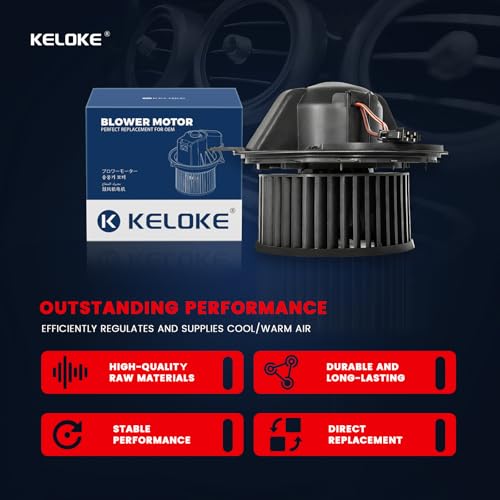 Image of KELOKE Front HVAC Heater Blower Motor Fan Compatible with 2006-2017 BMW 128i 135i 325xi 328i 328i xDrive 328xi 330i 330xi 335d 335i 335i 335i xDrive 335is M3 X1 X3 Z4, Replace# 700218 64119227670