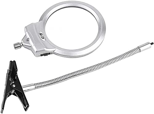 Loupe LED de bureau 2,5X 5X évite la fatigue visuelle - 7
