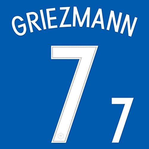 GRIEZMANN #7 France Euro 2016 Home Soccer Jersey Football Shirt Print Transfer Name Number Set Adults Size