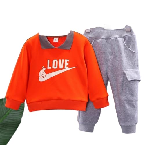stylishbaby Full Sleeves Printed O Neck Sweatshirt Attached Collar With Joggers For Boys