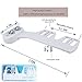 RADAAB Bidet Attachment for Toilet, Ultra-Slim Bidet Toilet Seat Attachment, Self-Cleaning Single Nozzle, Non-Electric Bidet Attachment for Sanitary and Feminine Wash, White