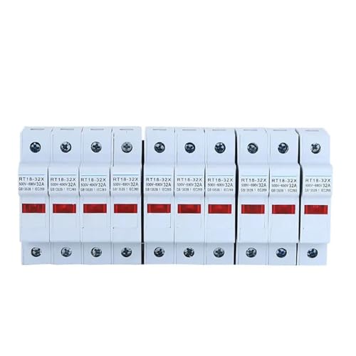Protecteur de court-circuit avec voyant lumineux base de fusible RT18-32 triphasé 5A
