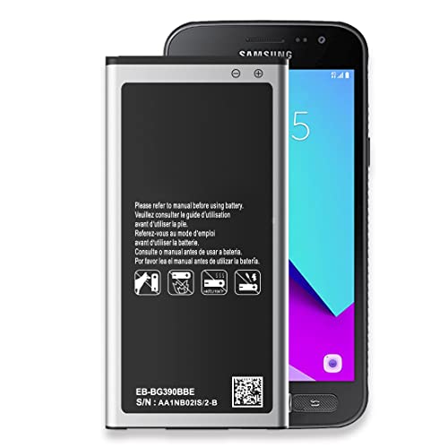 Akku für Samsung Galaxy Xcover 4/4S (G398F) Xcover 4 (G390F), 3000mAh Ersatzakku für Samsung EB-BG390BBE