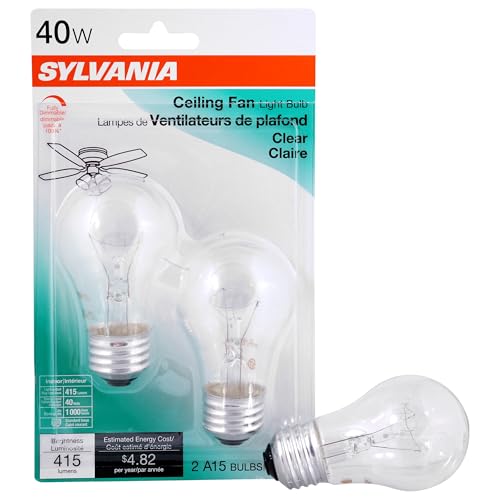 Syl Cl Fan 40 Watt Size 2pk