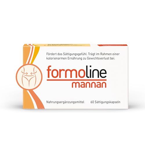 formoline mannan: Glucomannan-Kapseln zur Unterstützung beim Abnehmen und Konjak-Extrakt fördert das Sättigungsgefühl – pflanzlicher Inhaltsstoff, ballaststoffreich, ohne Zuckerzusatz