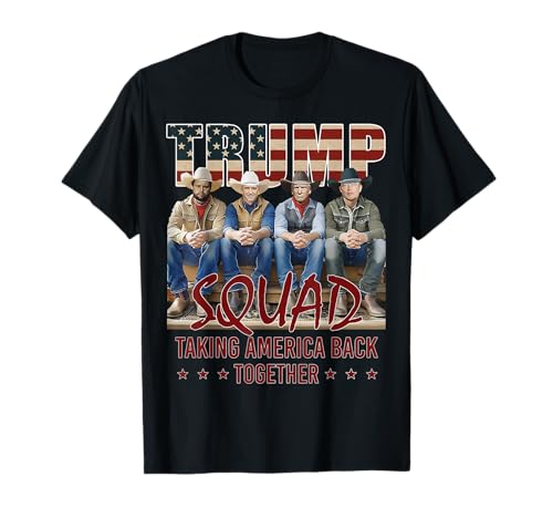 Trump Vance Kennedy Elon squad Taking America Back Together T-Shirt