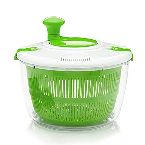 Hedtec Dryer Salad Spinner Household Manual Fruit And Vegetable Dehydrator Drain Basket Dryer Fruit Salad Vegetable Spinner 5L Kitchen #TOP26