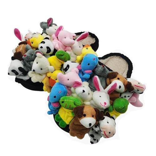 LIZIFIMO Women Cotton Slippers Furry Flip Flops House Shoes Cute Teddy Bear Slides Plush Pantuflas WomenSlides