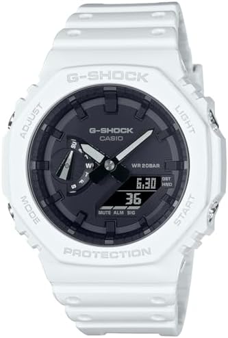 Casio Men Analogue-Digital Quartz Watch with Plastic Strap GA-2100-7AER