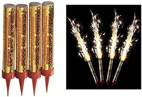 4 Fontaines des glaces - 60 Secondes - Sans fumée - Sans odeur - CAT F1